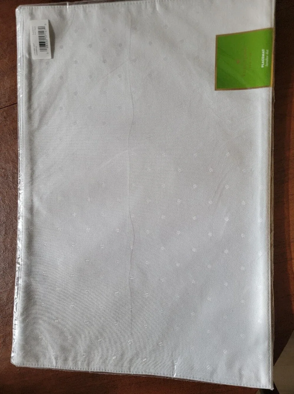 Kate Spade Larabee Dot Placemats Gray NEW